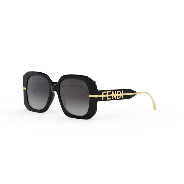 Occhiali da sole Fendi FENDIGRAPHY neri donna – Modello FE40065I