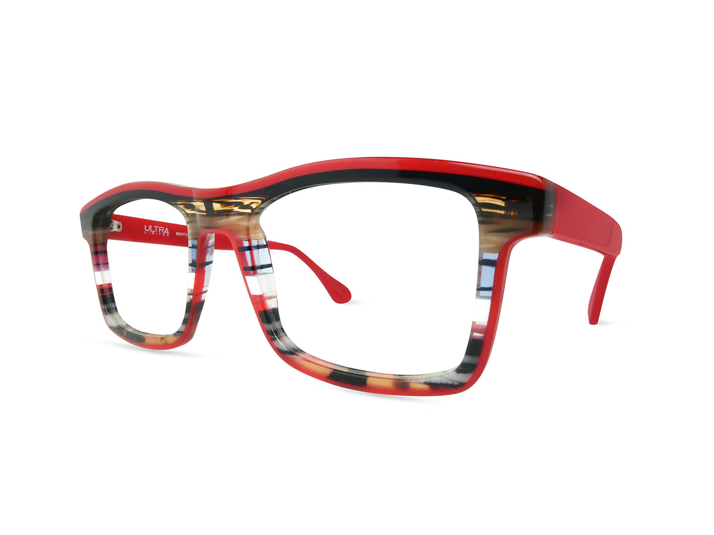 OCCHIALI DA VISTA MODELLO ROVIGO UOMO | ULTRA LIMITED ULRORO ROSSO - CALIBRO 56