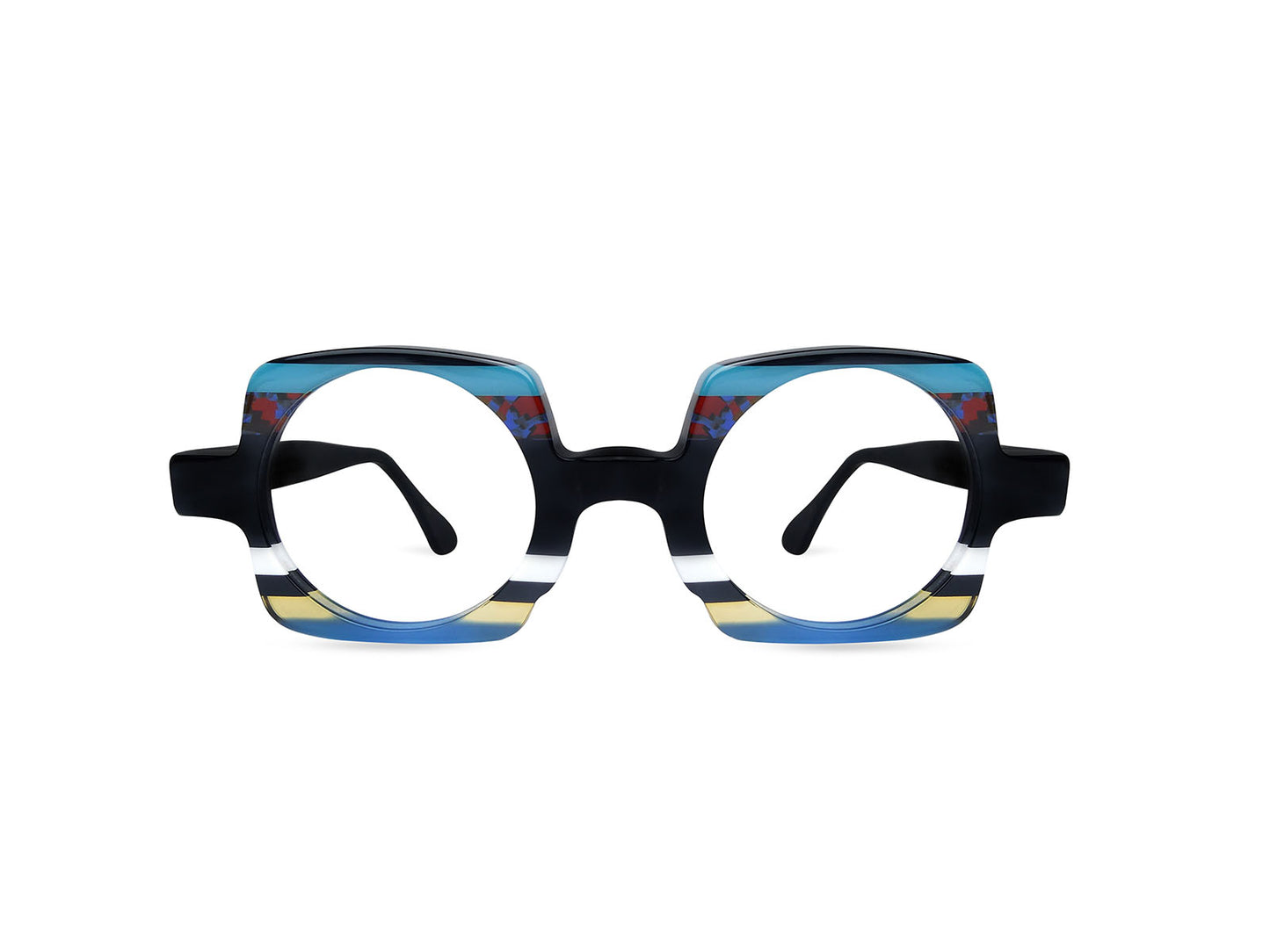 OCCHIALI DA VISTA MODELLO VENTOTENE UOMO | ULTRA LIMITED NERO - CALIBRO 44