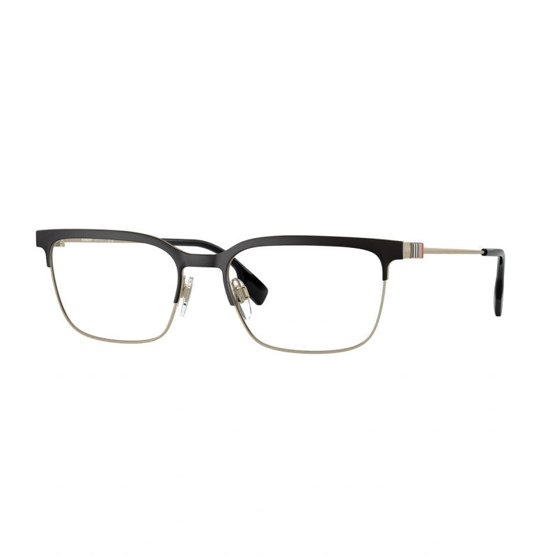 BURBERRY BE 1375 DOUGLAS 1109 NERO | OCCHIALE DA VISTA UOMO CALIBRO 56