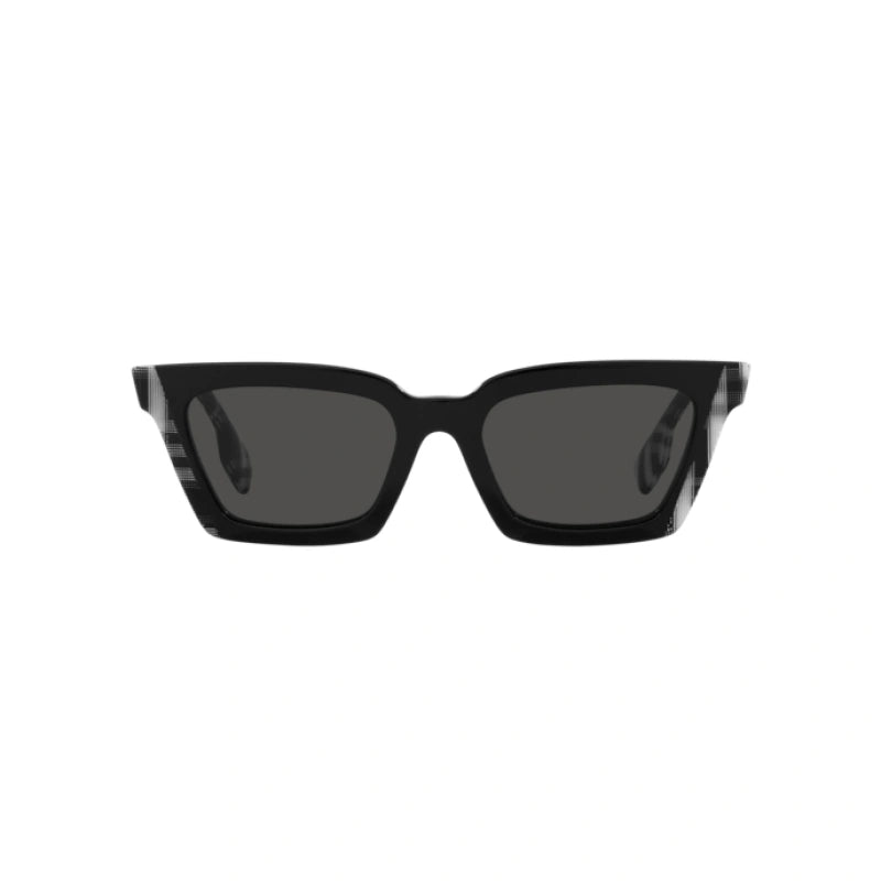 BURBERRY BE 4392U BRIAR 405187 NERO A QUADRETTI BIANCO NERO | OCCHIALE DA SOLE DONNA