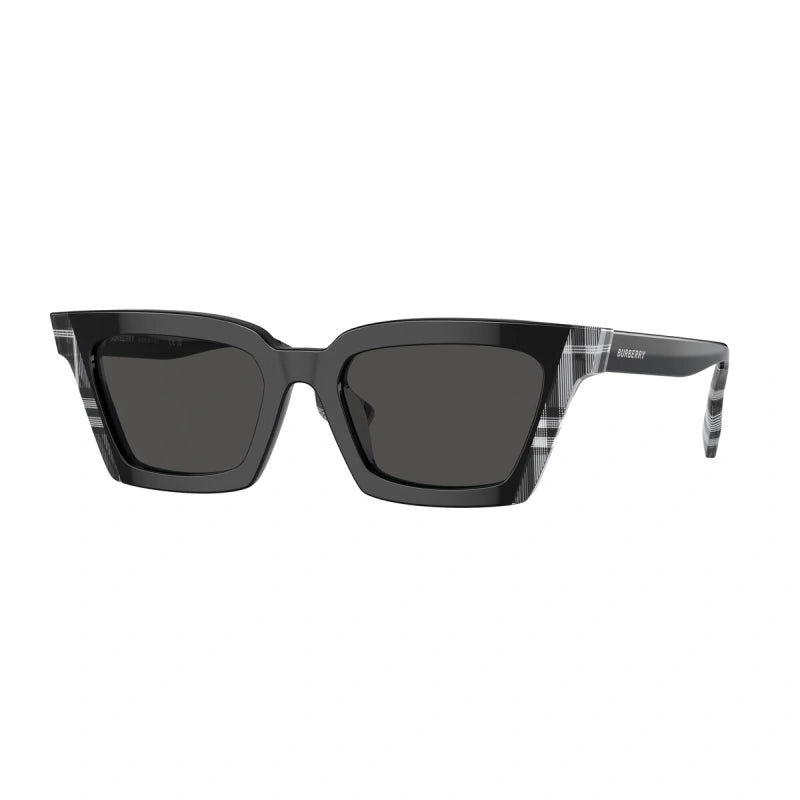 BURBERRY BE 4392U BRIAR 405187 NERO A QUADRETTI BIANCO NERO | OCCHIALE DA SOLE DONNA