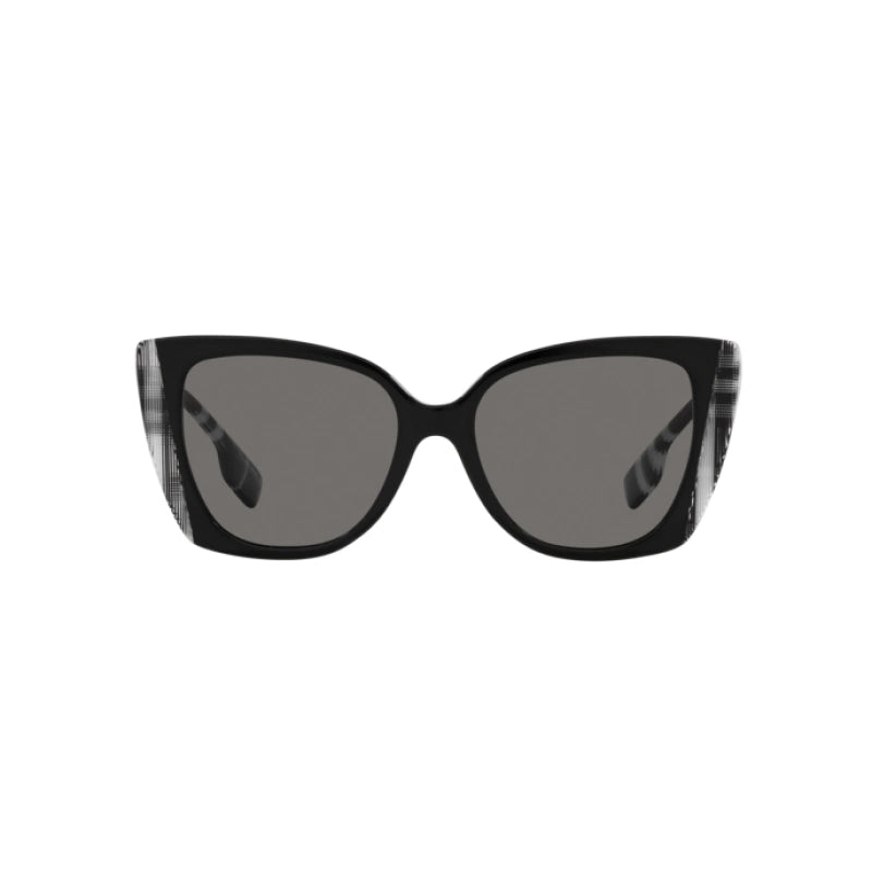 BURBERRY BE 4393 MERYL 405181 NERO A QUADRETTI BIANCO NERO | OCCHIALE DA SOLE DONNA
