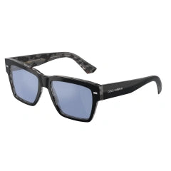 DOLCE & GABBANA DG 4431 - 34031U NERO SU AVANA GRIGIO | OCCHIALE DA SOLE UOMO CALIBRO 55