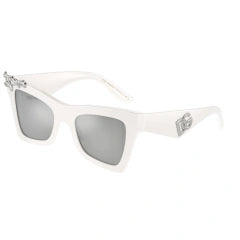 DOLCE & GABBANA DG 4434 - 33128V BIANCO | OCCHIALE DA SOLE DONNA CALIBRO 51