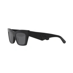 DOLCE & GABBANA DG 4435 - 25256G NERO OPACO | OCCHIALE DA SOLE DONNA CALIBRO 53