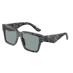 DOLCE & GABBANA DG 4436 - 318787 NERO A STRISCE | OCCHIALE DA SOLE DONNA CALIBRO 55