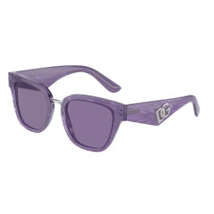 DOLCE & GABBANA DG 4437 - 34071A FIORE VIOLA | OCCHIALE DA SOLE DONNA CALIBRO 51