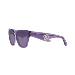 DOLCE & GABBANA DG 4437 - 34071A FIORE VIOLA | OCCHIALE DA SOLE DONNA CALIBRO 51