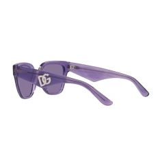 DOLCE & GABBANA DG 4437 - 34071A FIORE VIOLA | OCCHIALE DA SOLE DONNA CALIBRO 51