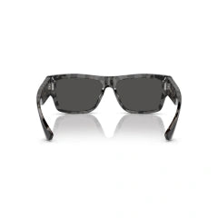 DOLCE & GABBANA DG 4451 - 340387 NERO SU AVANA GRIGIO | OCCHIALE DA SOLE UOMO CALIBRO 55