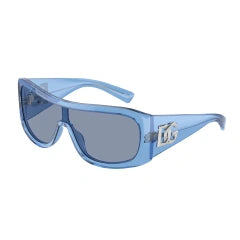 DOLCE & GABBANA DG 4454 - 332280 AZZURRO TRASPARENTE | OCCHIALE DA SOLE UOMO CALIBRO 30
