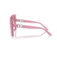DOLCE & GABBANA DG 6193U - 19128D ROSA LATTEO | OCCHIALE DA SOLE DONNA CALIBRO 56