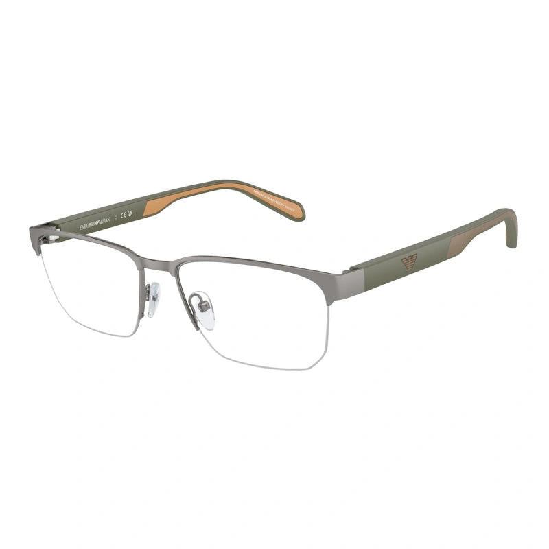 EMPORIO ARMANI - 3003 CANNA DI FUCILE OPACO | OCCHIALE DA VISTA UOMO - EA 1162 CALIBRO 56