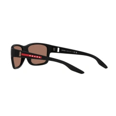 PRADA LINEA ROSSA PS 01WS - 1BO50A NERO OPACO | OCCHIALE DA SOLE UOMO CALIBRO 59