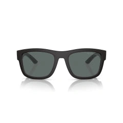 PRADA LINEA ROSSA PS 01ZS - DG002G GOMMA NERA | OCCHIALE DA SOLE UOMO CALIBRO 56