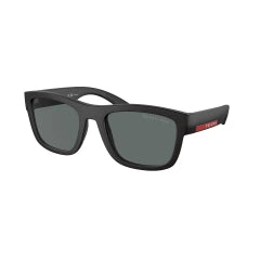 PRADA LINEA ROSSA PS 01ZS - DG002G GOMMA NERA | OCCHIALE DA SOLE UOMO CALIBRO 56