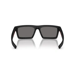 PRADA LINEA ROSSA PS 02ZSU - 1BO02G NERO OPACO | OCCHIALE DA SOLE UOMO CALIBRO 55