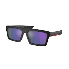 PRADA LINEA ROSSA PS 02ZSU - 1BO05U NERO OPACO | OCCHIALE DA SOLE UOMO CALIBRO 58