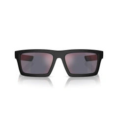 PRADA LINEA ROSSA PS 02ZSU - 1BO10A NERO OPACO | OCCHIALE DA SOLE UOMO CALIBRO 55