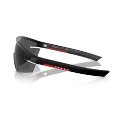 PRADA LINEA ROSSA PS 03ZS - 1BO06F NERO OPACO | OCCHIALE DA SOLE UOMO CALIBRO 44