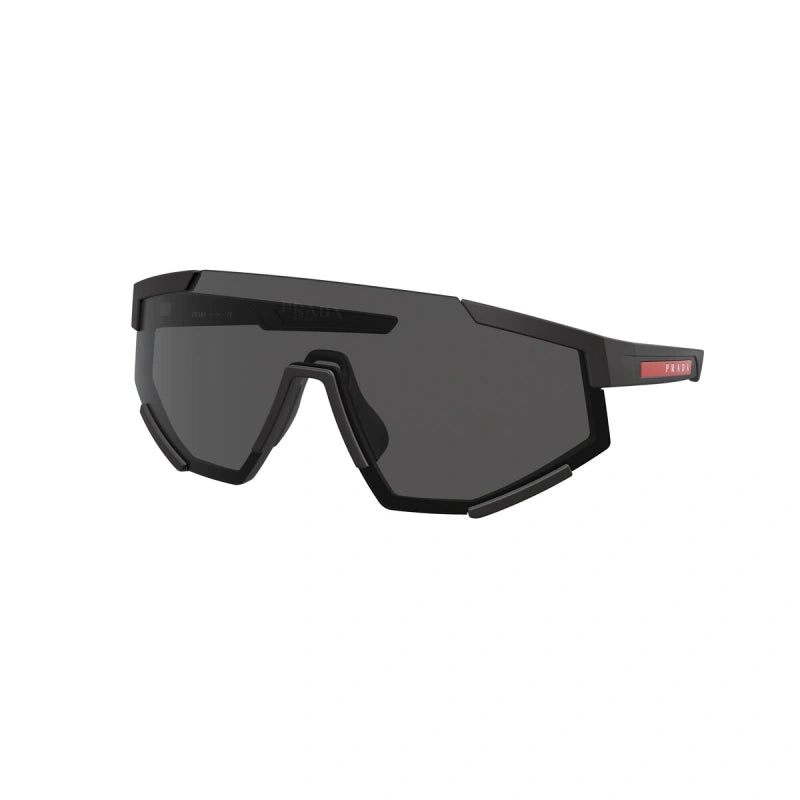 PRADA LINEA ROSSA PS 04WS - DG006F GOMMA NERA | OCCHIALE DA SOLE UOMO
