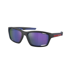 PRADA LINEA ROSSA PS 04YS - 16G05U BLU NERO OPACO | OCCHIALE DA SOLE UOMO CALIBRO 57
