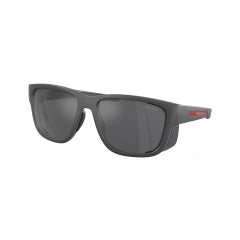 PRADA LINEA ROSSA PS 07WS - UFK60A GOMMA GRIGIA | OCCHIALE DA SOLE UOMO CALIBRO 59