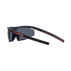 PRADA LINEA ROSSA PS 07YS - 13K05U GOMMA NERA-ROSSA | OCCHIALE DA SOLE UOMO CALIBRO 76
