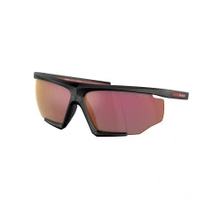 PRADA LINEA ROSSA PS 07YS - DG010A GOMMA NERA | OCCHIALE DA SOLE UOMO CALIBRO 76