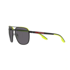 PRADA LINEA ROSSA PS 50YS - 17G01V NERO OPACO | OCCHIALE DA SOLE UOMO CALIBRO 62