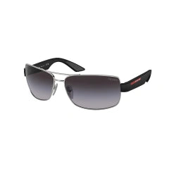 PRADA LINEA ROSSA PS 50ZS - 1BC09U ARGENTO | OCCHIALE DA SOLE UOMO CALIBRO 65
