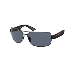 PRADA LINEA ROSSA PS 50ZS - 1BO09R NERO OPACO | OCCHIALE DA SOLE UOMO CALIBRO 65