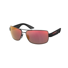 PRADA LINEA ROSSA PS 50ZS - 1BO10A NERO OPACO | OCCHIALE DA SOLE UOMO CALIBRO 65
