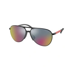 PRADA LINEA ROSSA PS 51XS - 1BO01M NERO OPACO | OCCHIALE DA SOLE UOMO CALIBRO 59