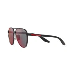 PRADA LINEA ROSSA PS 51YS - 1BO08F NERO OPACO | OCCHIALE DA SOLE UOMO CALIBRO 61