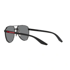PRADA LINEA ROSSA PS 51YS - 1BO08F NERO OPACO | OCCHIALE DA SOLE UOMO CALIBRO 61
