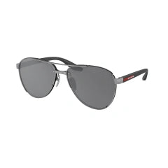 PRADA LINEA ROSSA PS 51YS - 5AV07U NERO OPACO | OCCHIALE DA SOLE UOMO CALIBRO 61