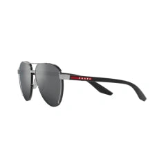 PRADA LINEA ROSSA PS 51YS - 5AV07U NERO OPACO | OCCHIALE DA SOLE UOMO CALIBRO 61