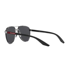 PRADA LINEA ROSSA PS 51YS - 5AV07U NERO OPACO | OCCHIALE DA SOLE UOMO CALIBRO 61