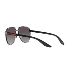 PRADA LINEA ROSSA PS 51YS - 5AV09U CANNA DI FUCILE | OCCHIALE DA SOLE UOMO CALIBRO 61