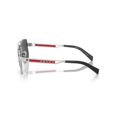 PRADA LINEA ROSSA PS 51ZS - 1BC06F ARGENTO | OCCHIALE DA SOLE UOMO CALIBRO 59