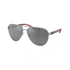 PRADA LINEA ROSSA PS 52YS - 5AV07G CANNA DI FUCILE | OCCHIALE DA SOLE UOMO CALIBRO 61