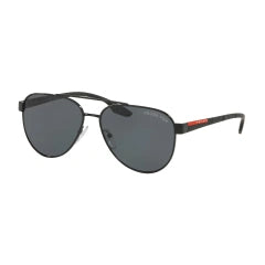 PRADA LINEA ROSSA PS 54TS - 1AB5Z1 NERO | OCCHIALE DA SOLE UOMO CALIBRO 58