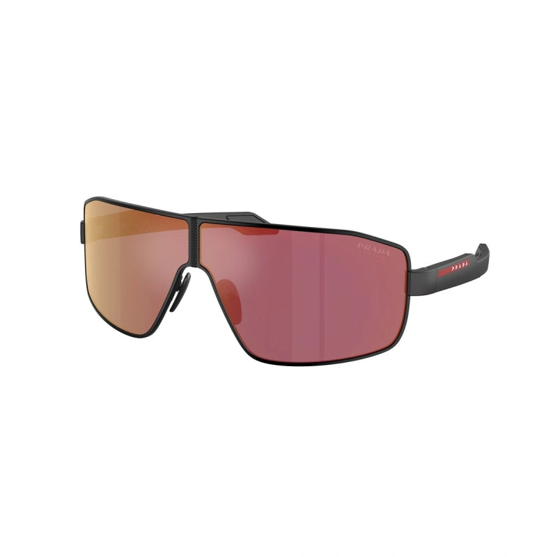 PRADA LINEA ROSSA PS 54YS - 1BO10A NERO OPACO | OCCHIALE DA SOLE UOMO CALIBRO 74