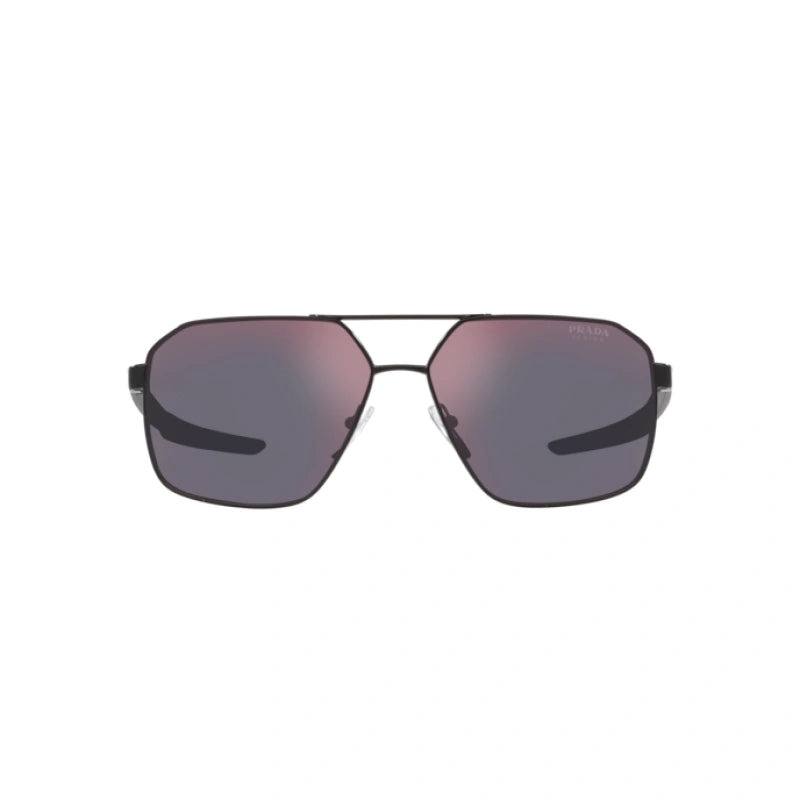 PRADA LINEA ROSSA PS 55WS - 1BO10A NERO OPACO | OCCHIALE DA SOLE UOMO CALIBRO 60