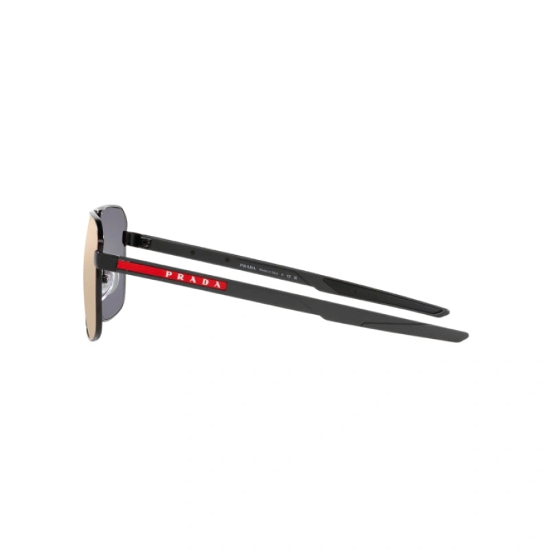 PRADA LINEA ROSSA PS 55WS - 1BO10A NERO OPACO | OCCHIALE DA SOLE UOMO CALIBRO 60