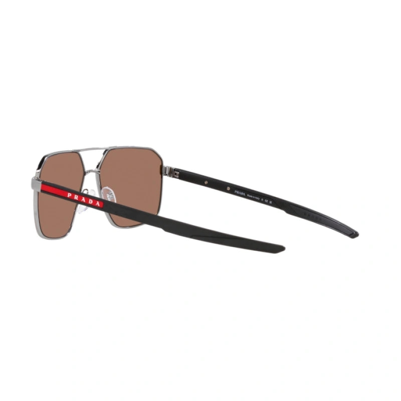PRADA LINEA ROSSA PS 55WS - 5AV50A CANNA DI FUCILE | OCCHIALE DA SOLE UOMO CALIBRO 60