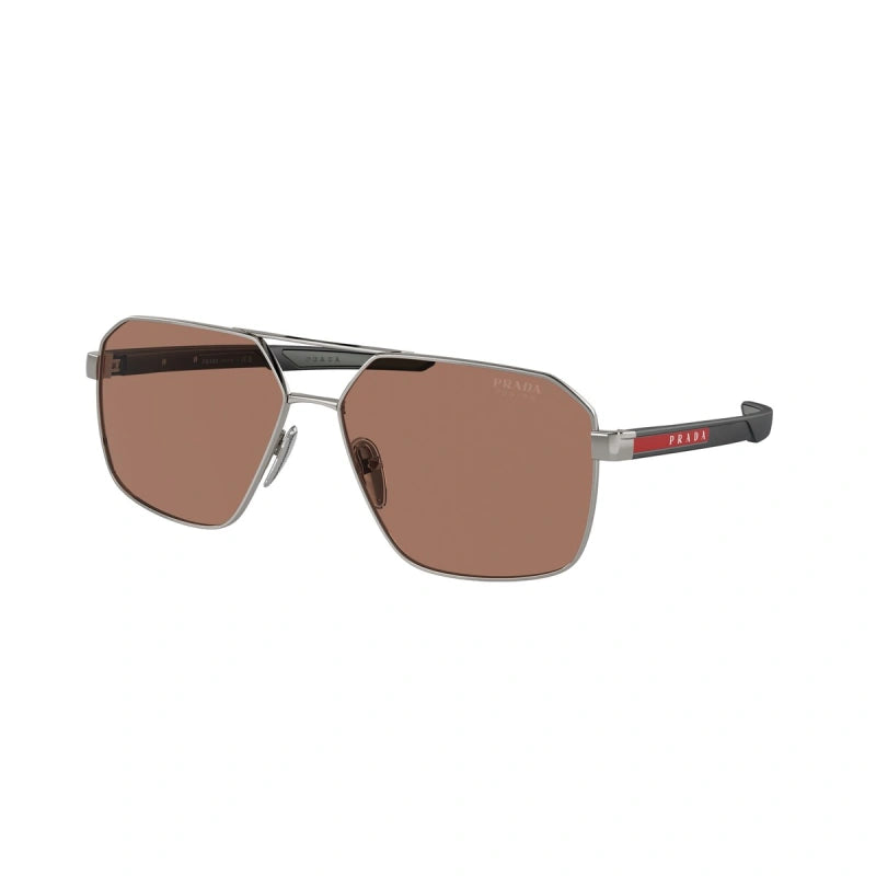 PRADA LINEA ROSSA PS 55WS - 5AV50A CANNA DI FUCILE | OCCHIALE DA SOLE UOMO CALIBRO 60
