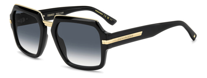 Asta ricambio originale nera per occhiali DSQUARED2 R207899807145